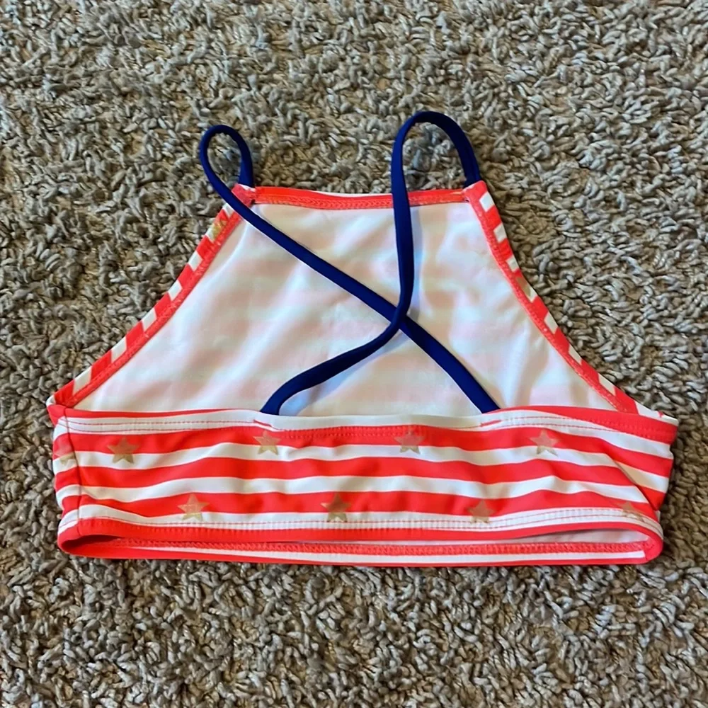 Girls size 6 American flag bathing suit - Picture 6 of 6